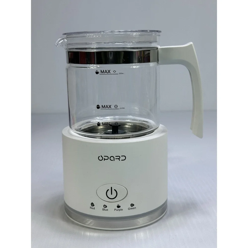 Opard Milk Frother Foam Milk Heater Model HS001-G Glass Carafe Cappuccino Works